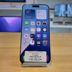 Unlocked iPhone 16 Pro Max 512GB – Desert Titanium