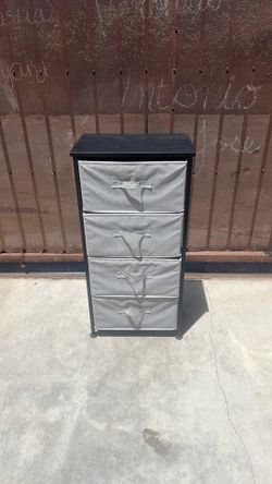 4 Drawer Fabric Dresser