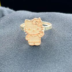 10k Hello Kitty Ring