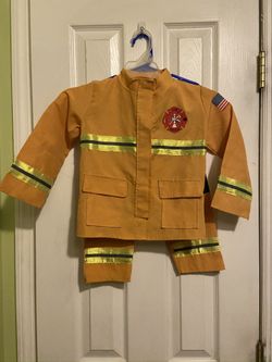 Fireman costume size 2t-4t