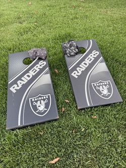 Raiders Cornhole Board Set