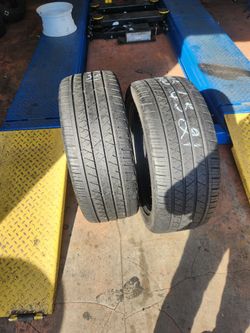 Set Of 2 Used Tires 265/45/21