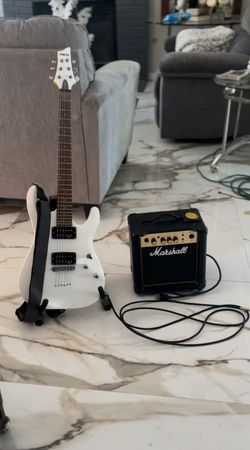 Shecter Diamond Series Eletric Gutair +Marshall MG10 Amp 🎸