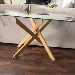 Glass Entryway Table