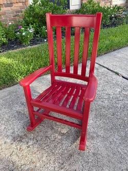 Children’s rocking hardwood chairs indoor outdoor patio hardwood wood patio