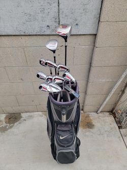 Taylormade Burner Superlaunch Golf Club Set Right Handed W/Nike Stand Bag