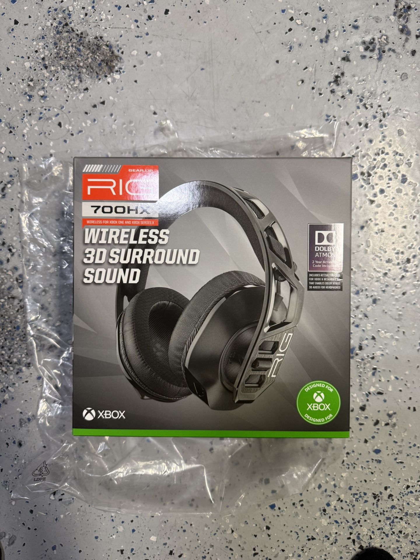 NACON RIG 700HX Ultralight Wireless Headset with Atmos Sound for Xbox X|S, Xbox One, PC Brand New