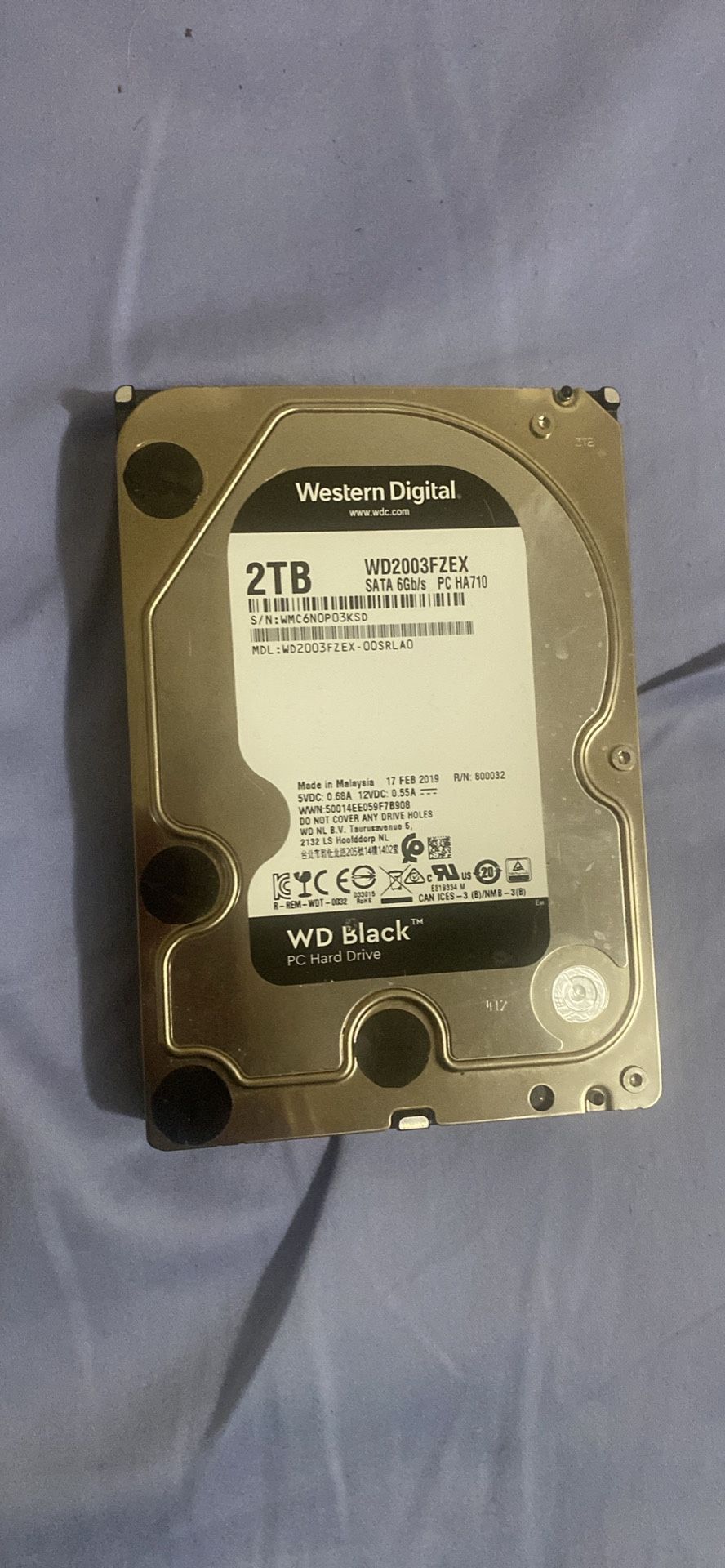2TB Harddrive