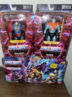 Masters of the Universe vintage collection Stratos faker night stalker