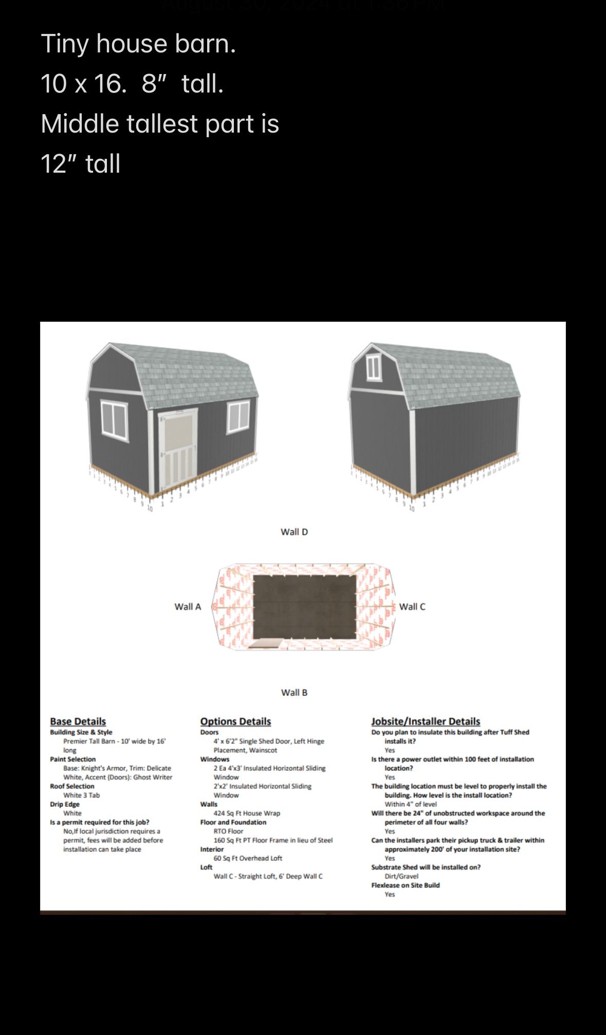 Tiny Home Shed.