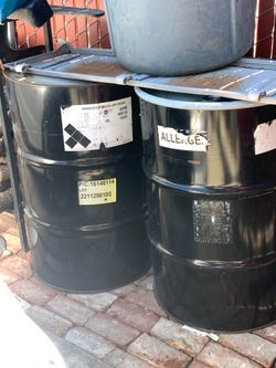 55 gal metal drums