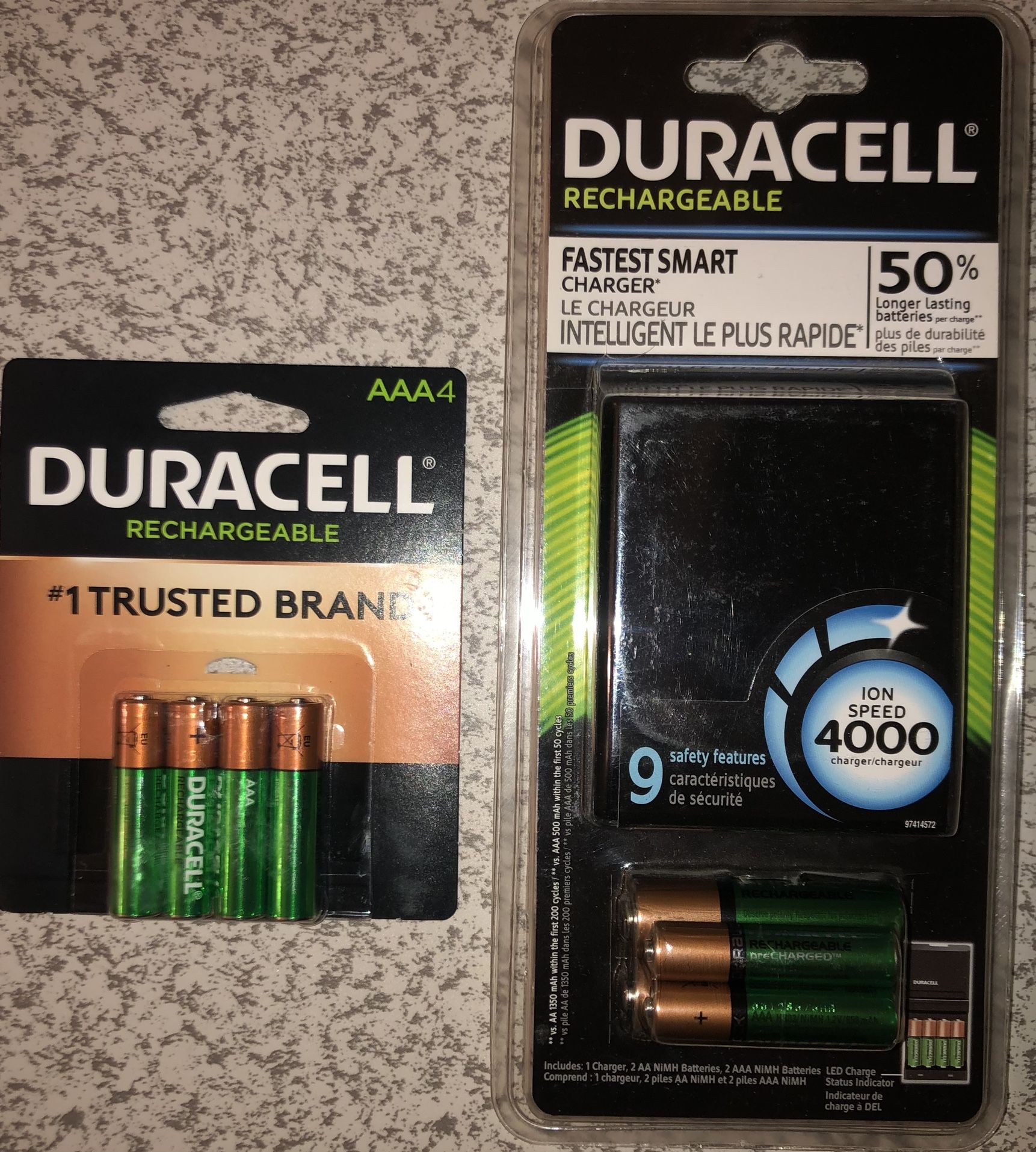 Rechargeable Battery Port & Extra Batteries DURACELL 