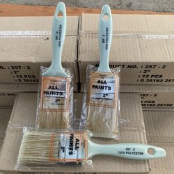 New In Box. 2” Paint Brushes. 