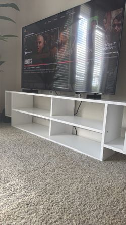 White TV Stand for TV’s up to 65”