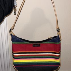 Kate Spade Striped Shoulder Bag