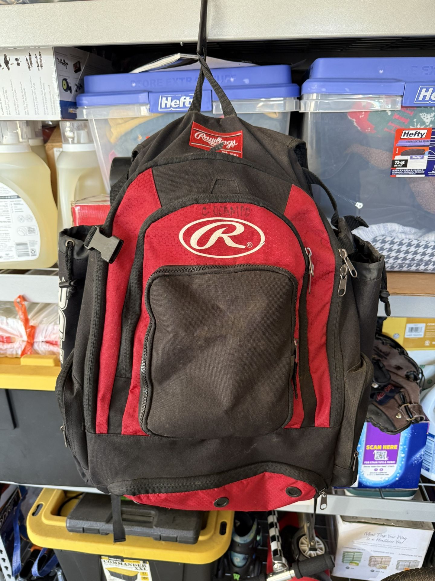 Rawlings Baseball Or Softball Backpack 