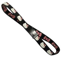 Vans Hello Kitty & Pink Bow On Black Reversible Adjustable Belt Unisex 35” Long