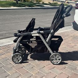 Chicco Cortina Together Double Stroller Tandem