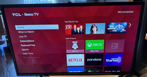 32” TCL Roku TV