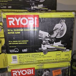Ryobi 10 in. Corded Sliding Compound Miter Saw 