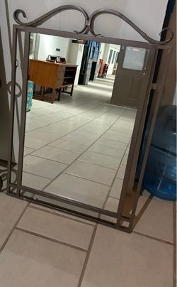 Decorative Metal Framed Wall Mirror