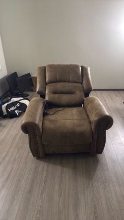 Power Lift Recliner Heat Massage Dual Motor Infinite Position Chair