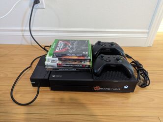 Xbox One Console (500GB) w/ Gears of War Collection 