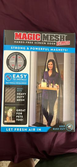 Majic Mesh Screen Door Deluxe