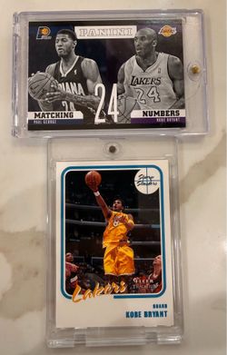 Kobe Bryant rare cards 2 insert cards the goat.