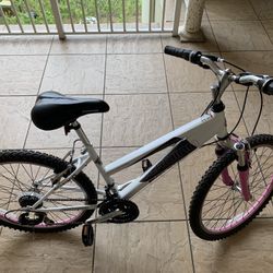 Schwinn Cascade 24” Bike Pink And White 21 Speed Only Used One Time