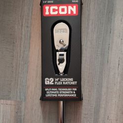 ICON G2 14" LOCKING FLEX RATCHET (3/8" DRIVE)
