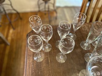 Princess House Tulip Champagne Glasses