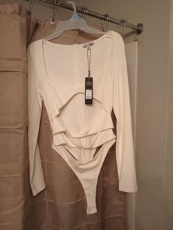 Women's White Bodysuit 