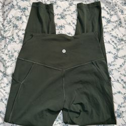 Green Lululemon Leggings