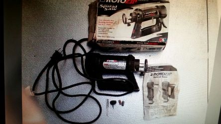 SOLD SOLD Rotozip Spiral Saw SCS01 Rotary Tool W Manual Box CAN MAIL