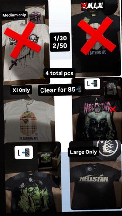 4 shirts mini bundle