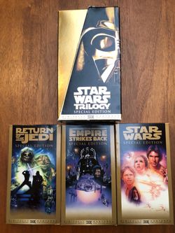 Vintage Star Wars Trilogy Special Edition VHS Box Set