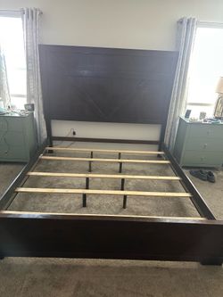 King size bed frame