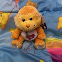 8” MWT Celebration Style Playful Heart Monkey Care Bear Cousin