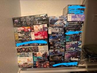 HIGH GRADE AND REAL GRADE GUNDAM/SRW/30MM KITS