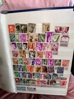Lot of postage stamps clean