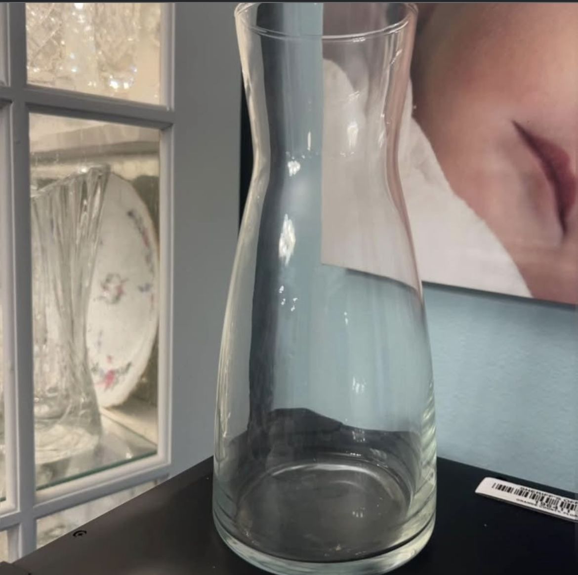 Clear Flower Vase 2