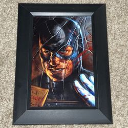 (1/10) BULLSEYE Sketch Print Framed - Marvel Comics villain - With COA