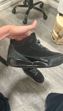 Jordan 3 black cat size 8.5 men