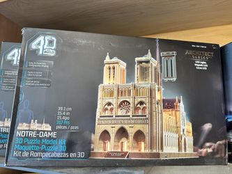 4D Notre Dame Puzzle With LED Lights