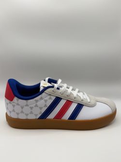 Adidas VL Court 3.0 OG in Cloud White/Pure Ruby/Mystery Ink Size 8W/6.5Y