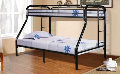 Twin over Full Bunk Bed ( Mattress not included)