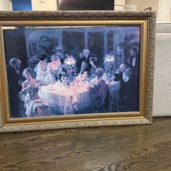 Large Antique Painting 