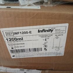 Infinity 1200ml Enternal Pump Delivery Set With Enfit Connector For Enternal Pump Feeding Only.