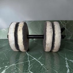 One 18 lb Adjustable Dumbbell